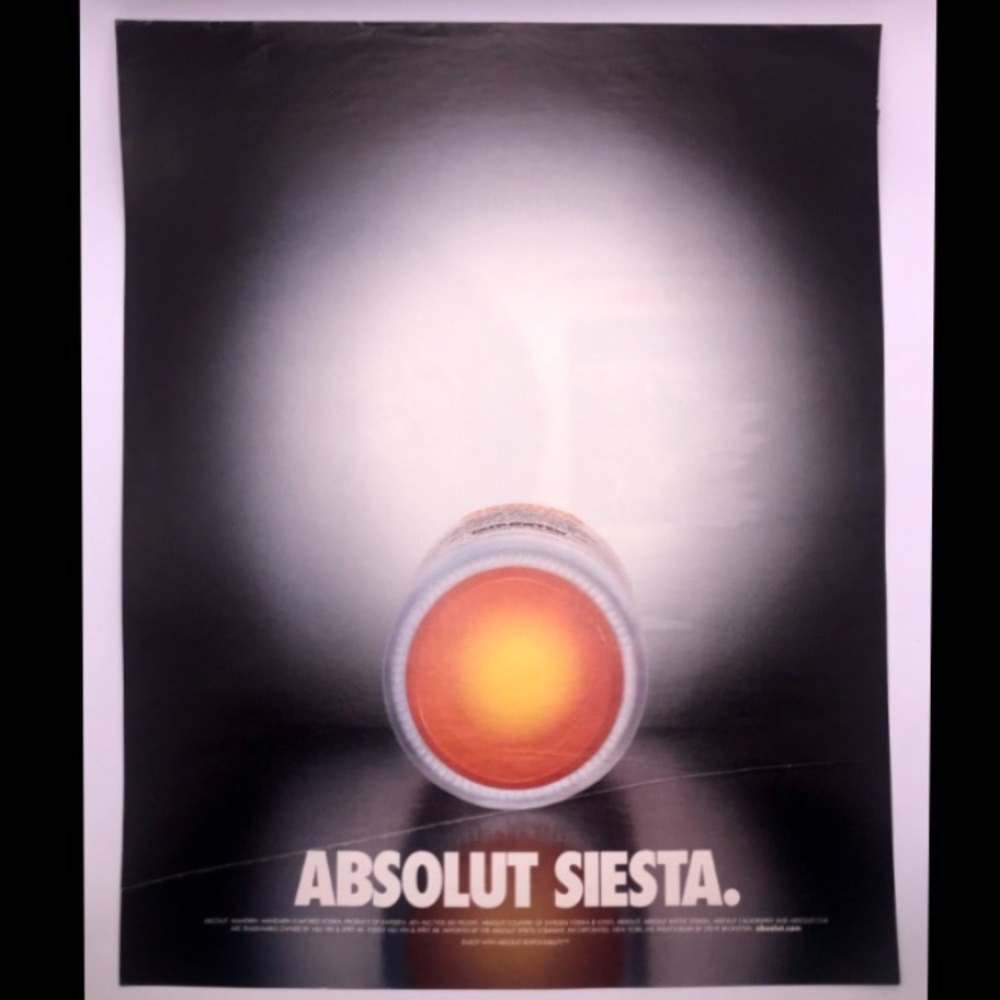 🔵[Absolut Vodka] ABSOLUT SIESTA Original 2003 Vintage Magazine Advertisement - Picture 3 of 12